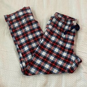 J CREW plaid pajama bottoms